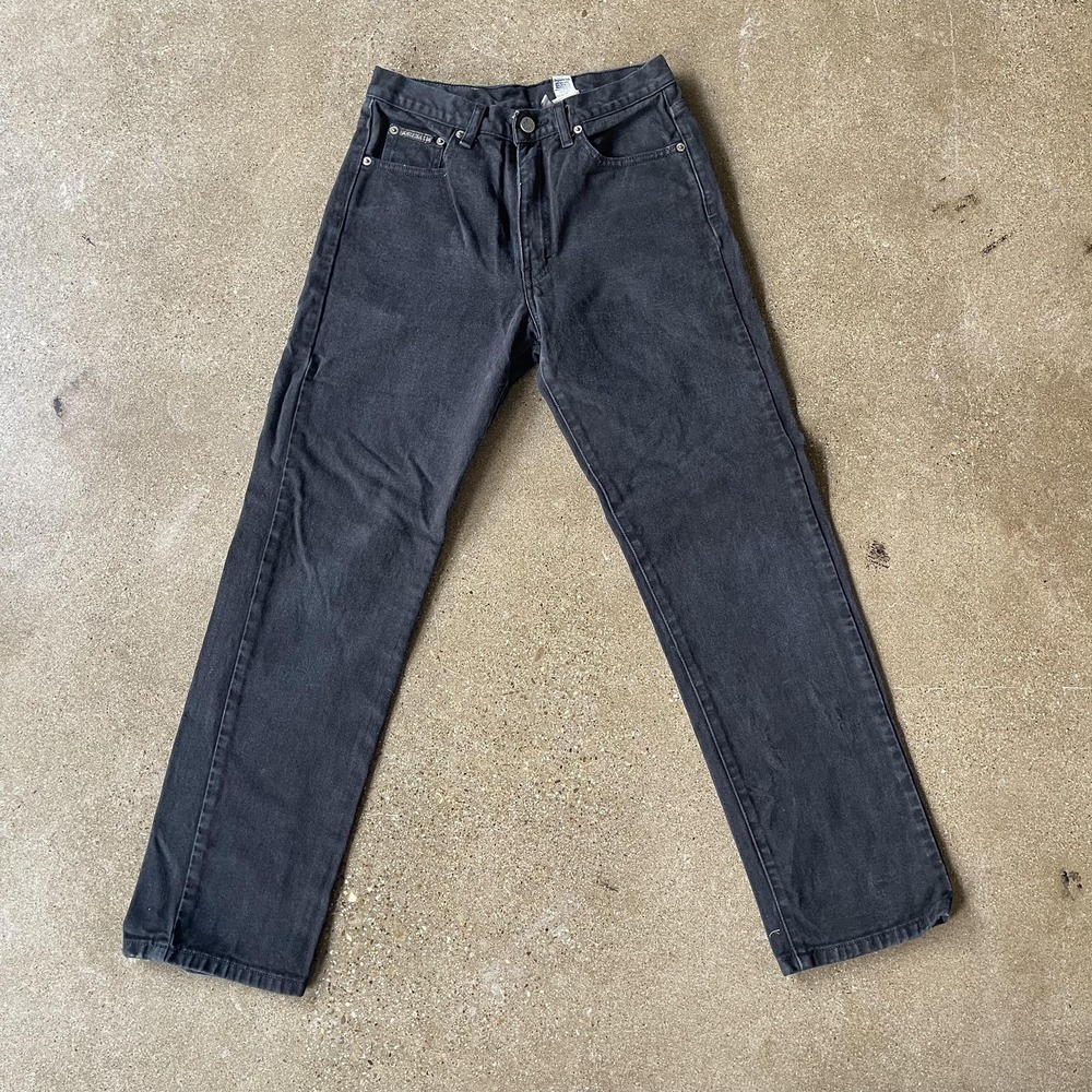 Vintage Calvin Klein Jeans Women's 5 Charcoal Wash Black Denim Straight Casual